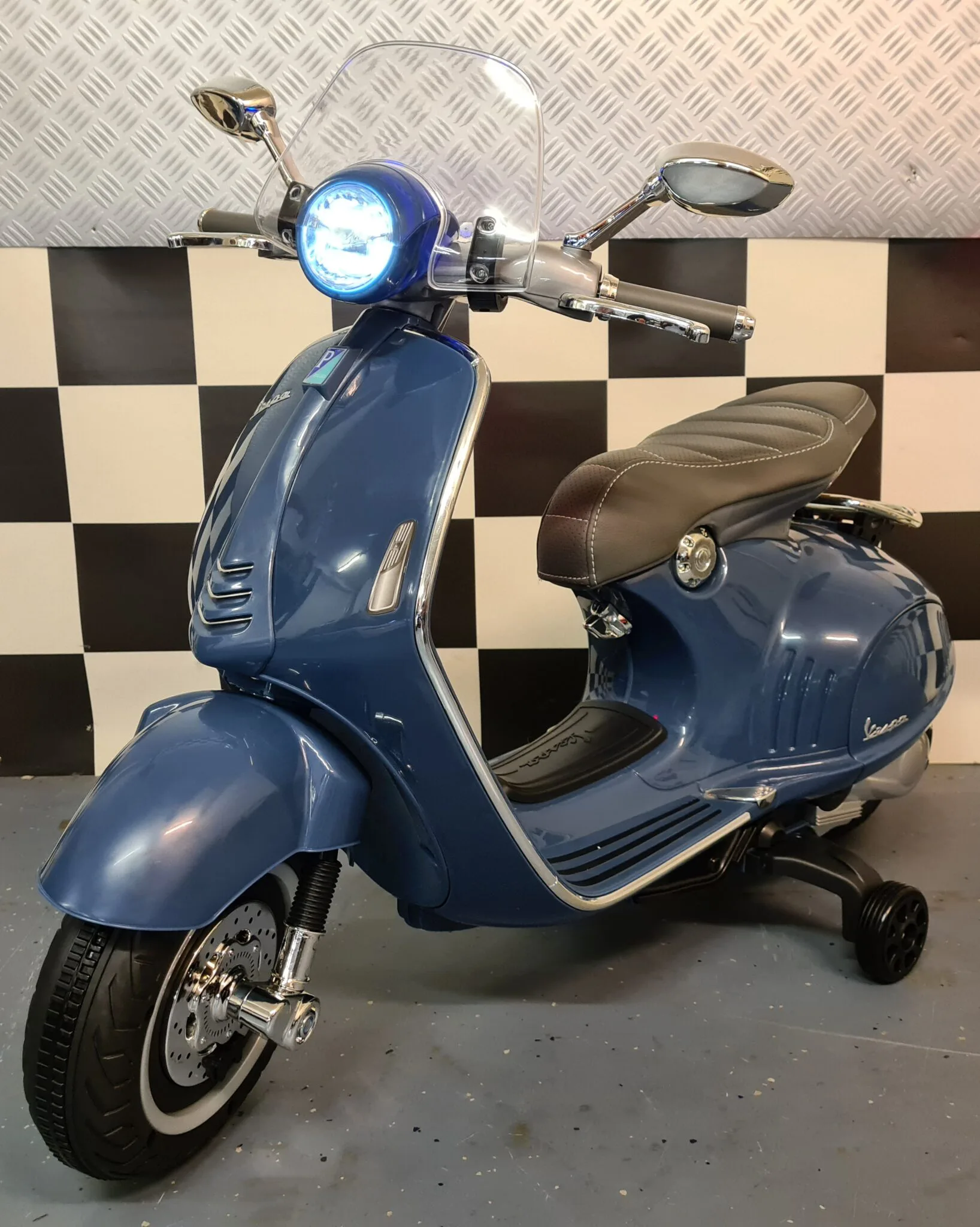 Vespa GTS 300 infantil Moto Eléctrica Infantil 12v color Azul - LE5353KI4